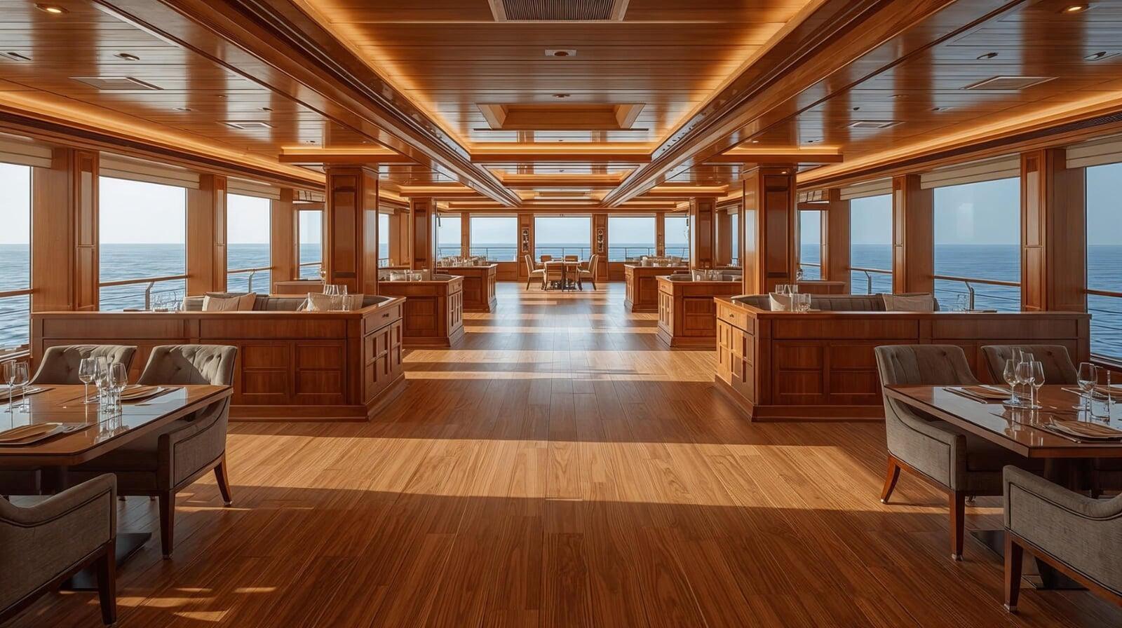 Plywood in Cruise Ship Interiors